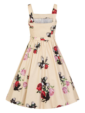 Pre dokonalý a originálny outfit Žlté retro pin up šaty Letná nálada